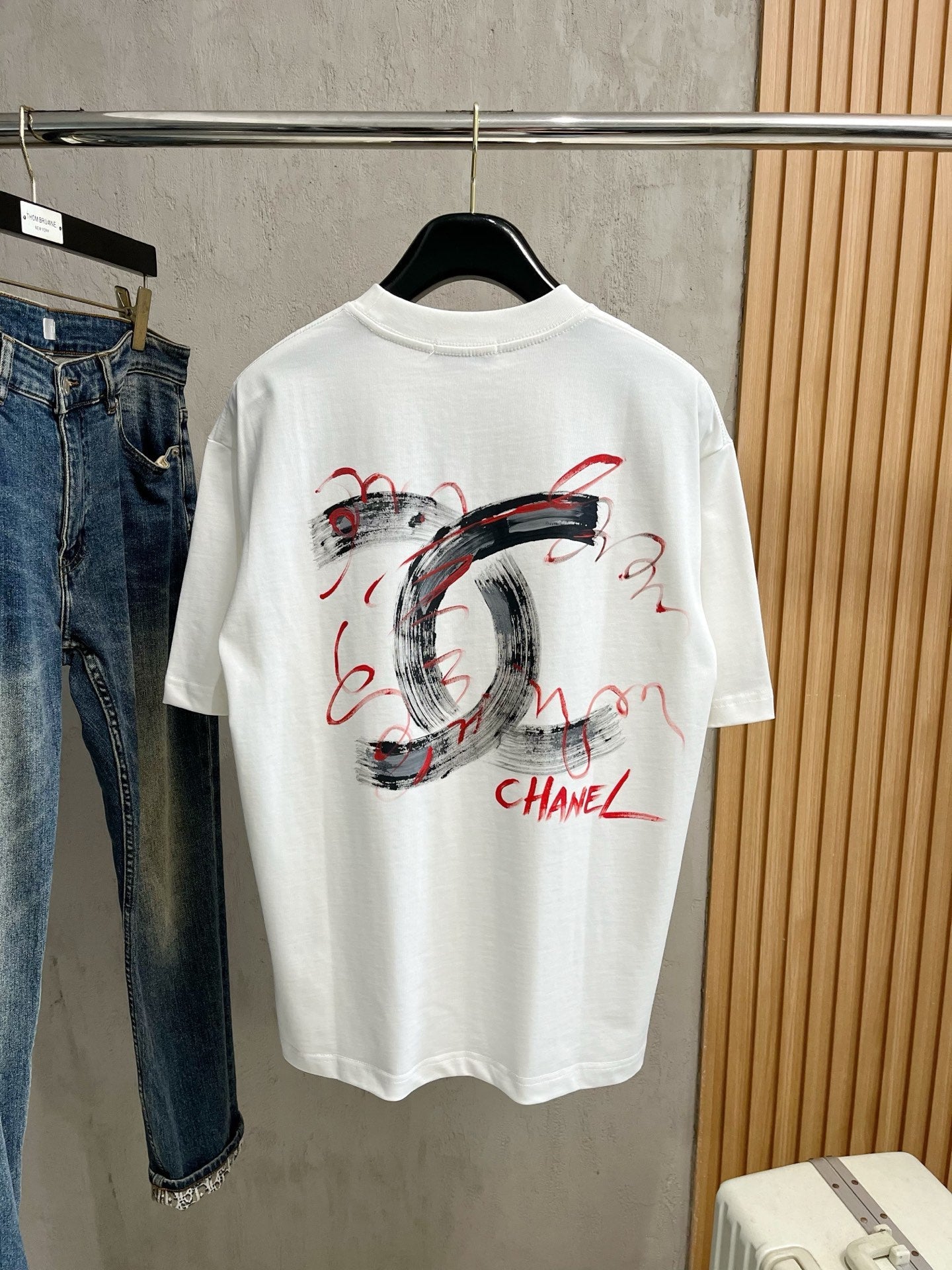 25SS Classic logo pattern logo fashion simple trendy short sleeve