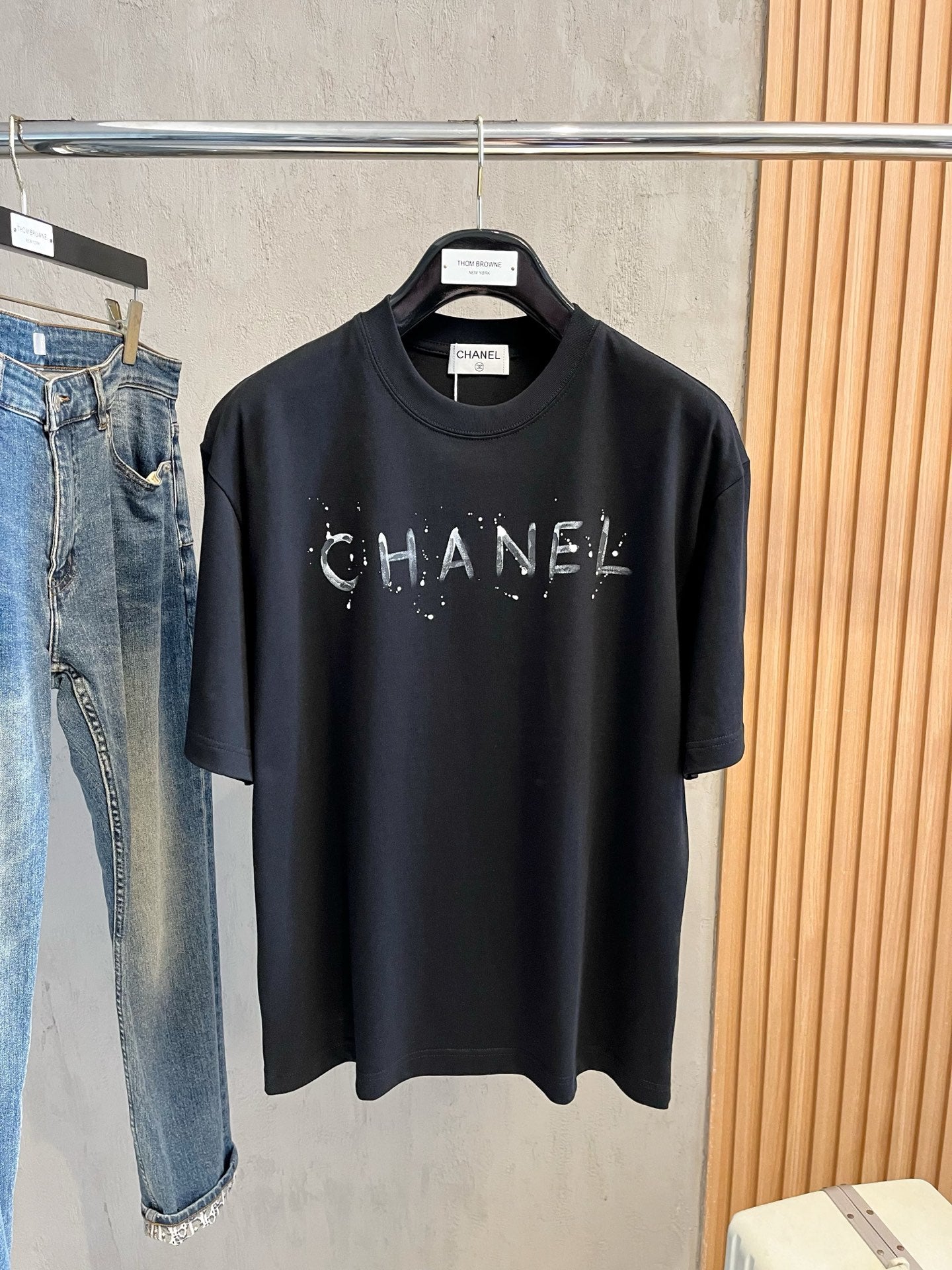 25SS Classic logo pattern logo fashion simple trendy short sleeve