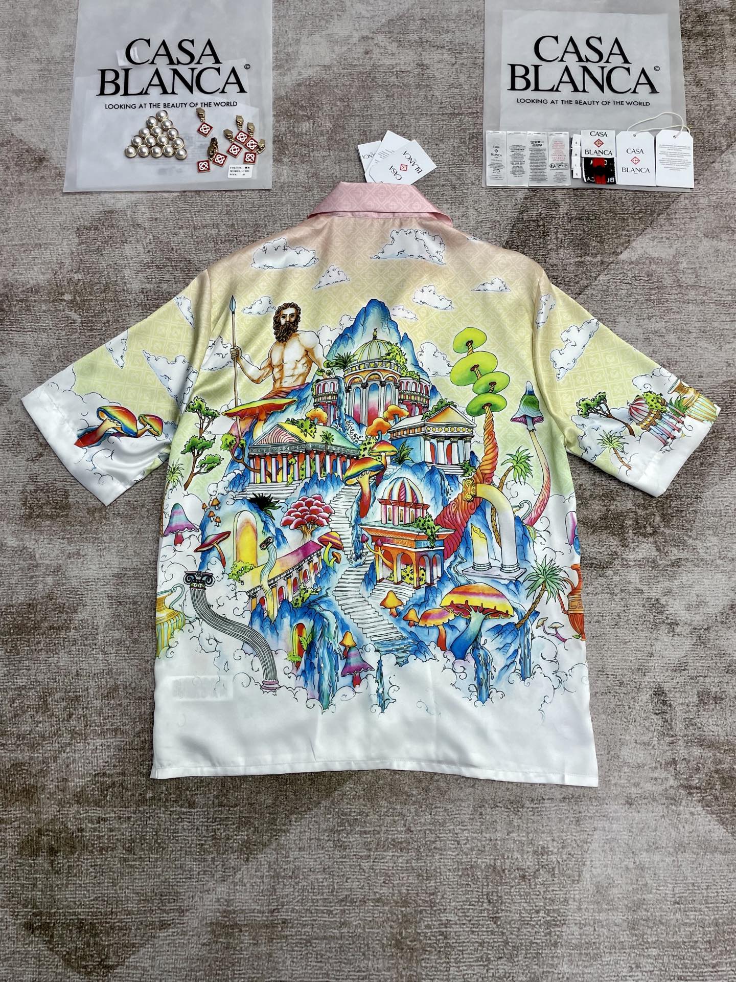 25 new silk short-sleeved shirt