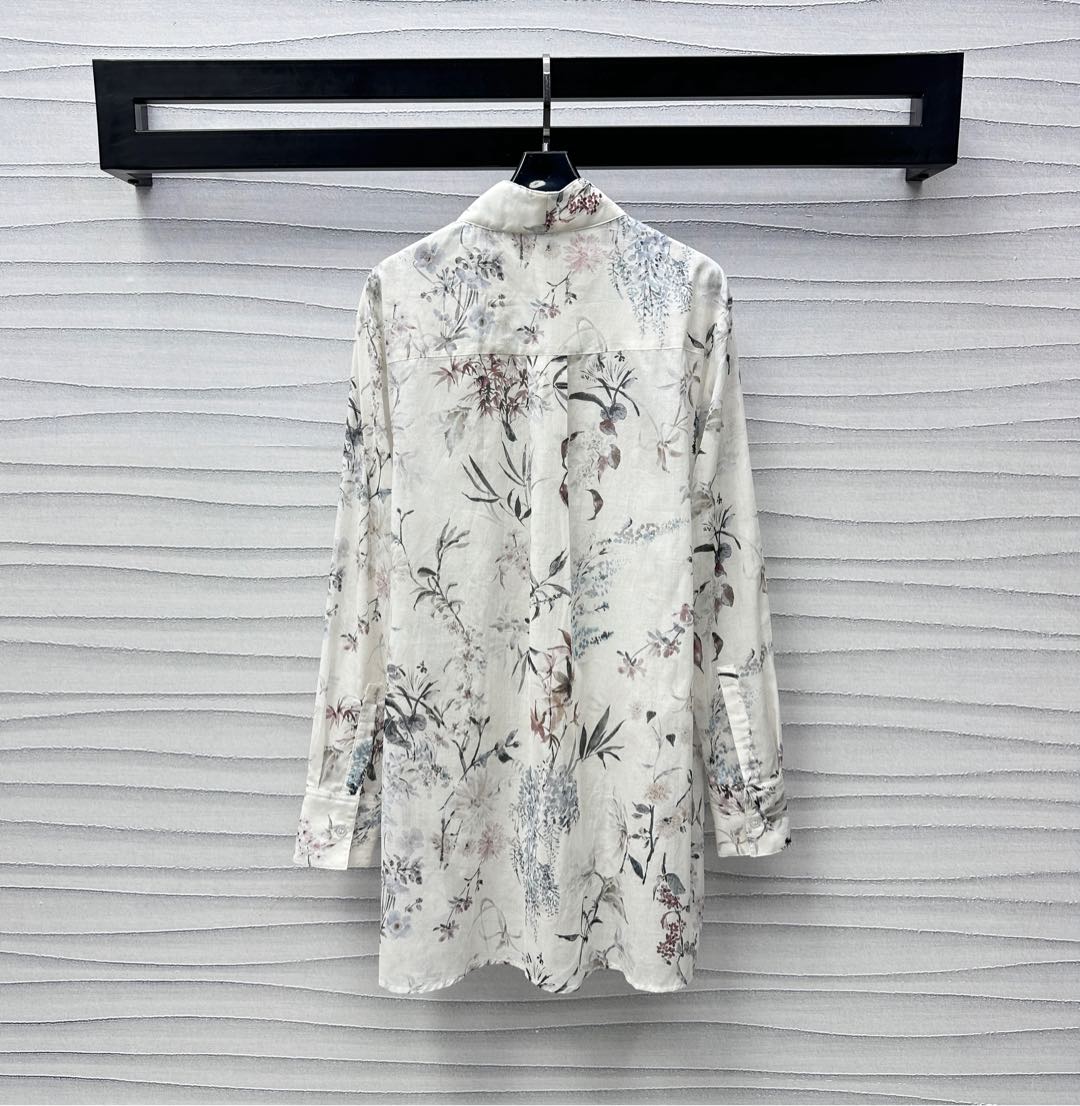 2025 New Arrivals Printed Long Shirt