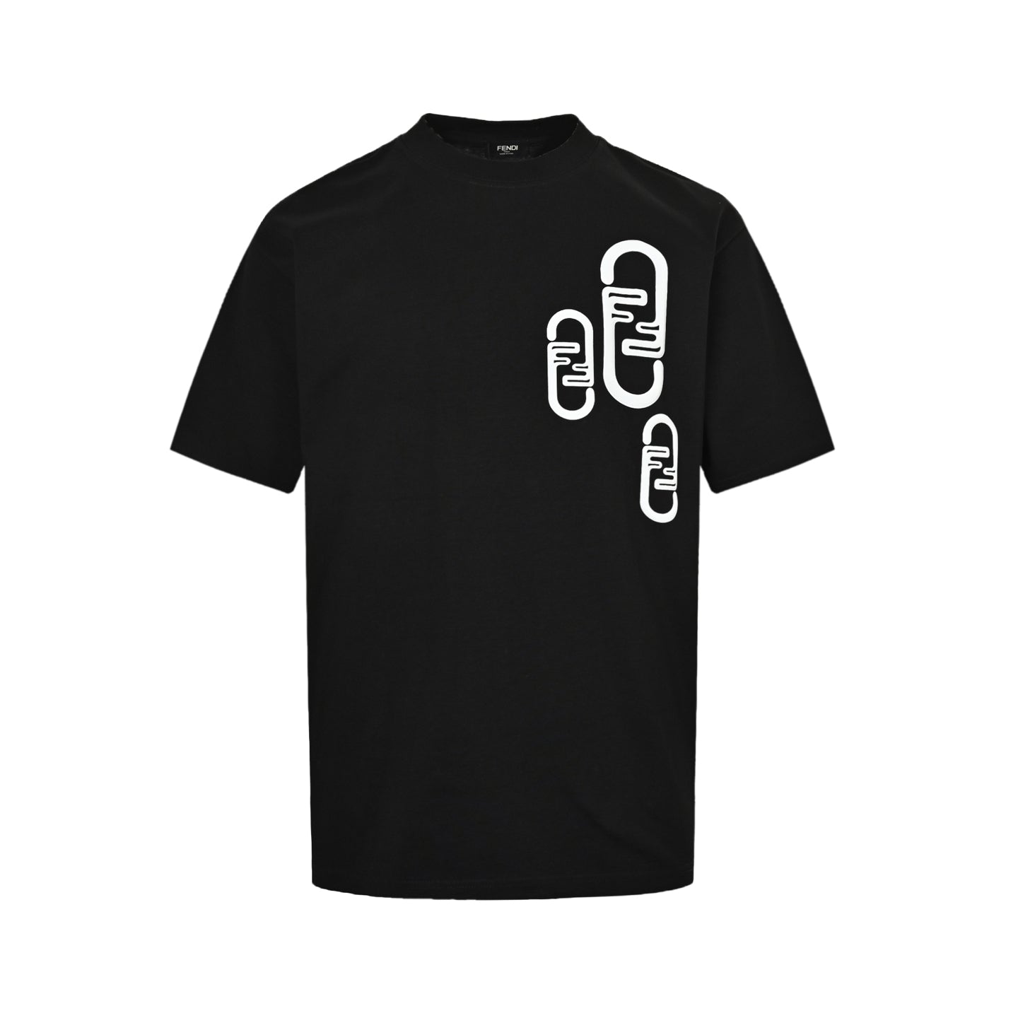 25SS Personalized F-letter printed short sleeved shirt