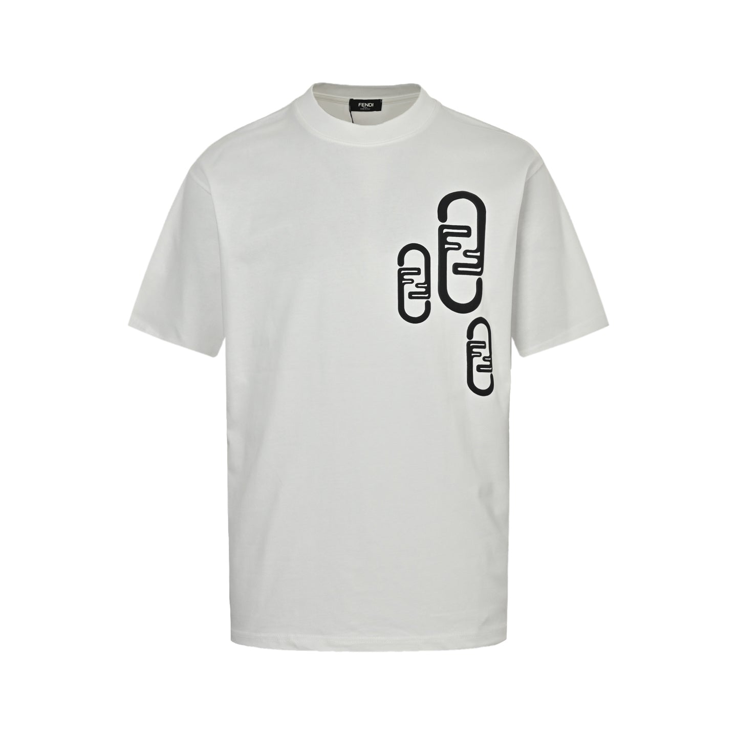 25SS Personalized F-letter printed short sleeved shirt