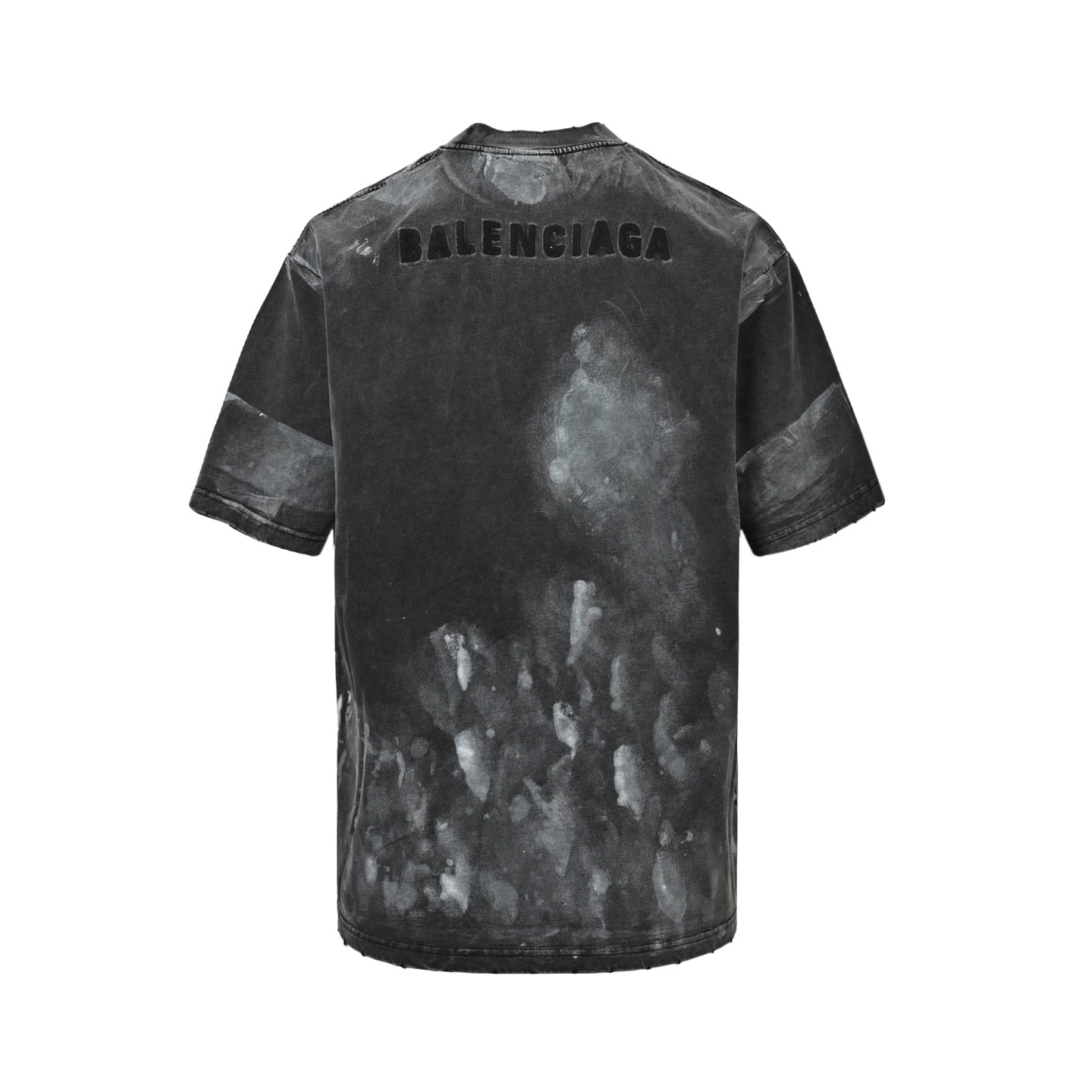 25SS Embroidered short sleeves before and after inkjet painting