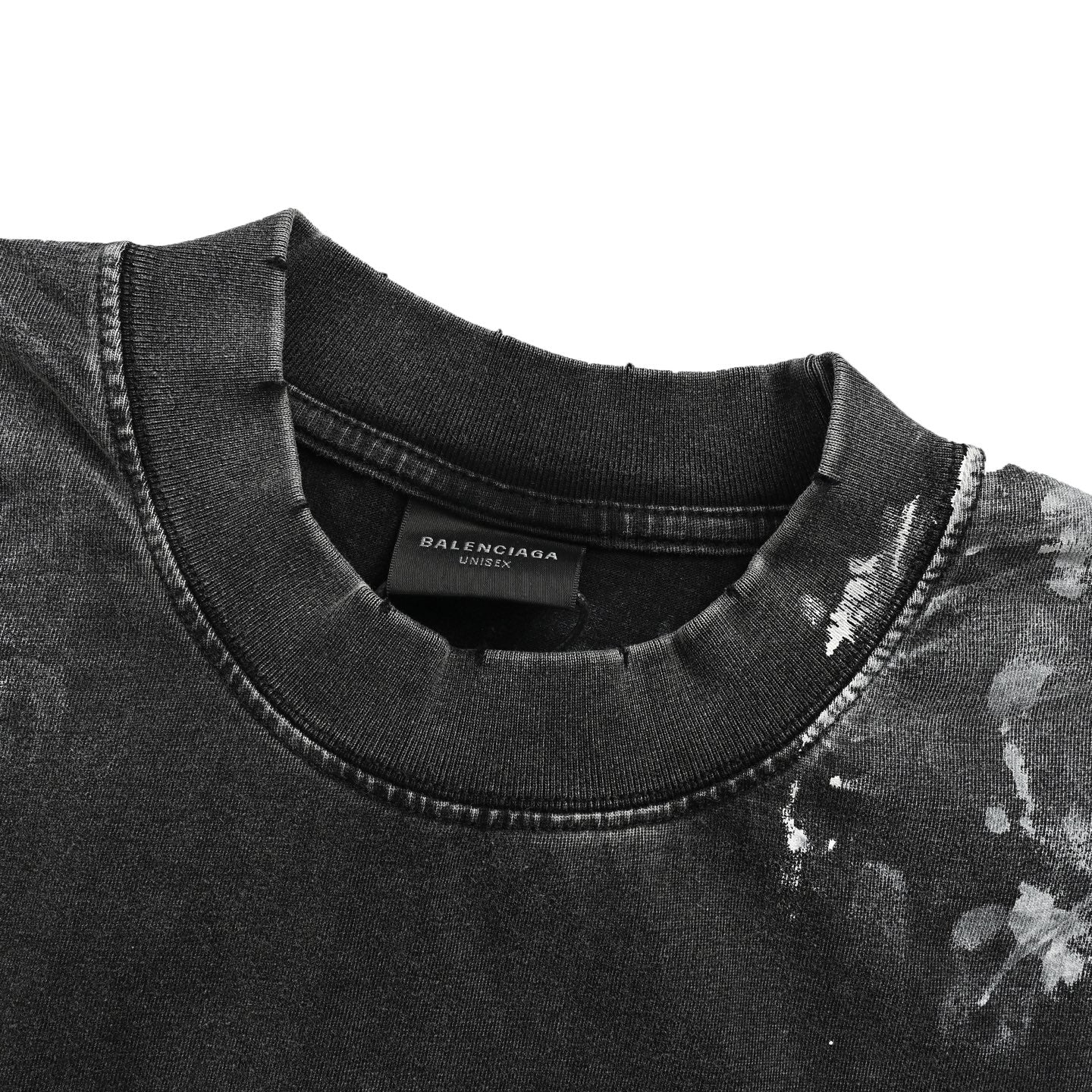 25SS Embroidered short sleeves before and after inkjet painting