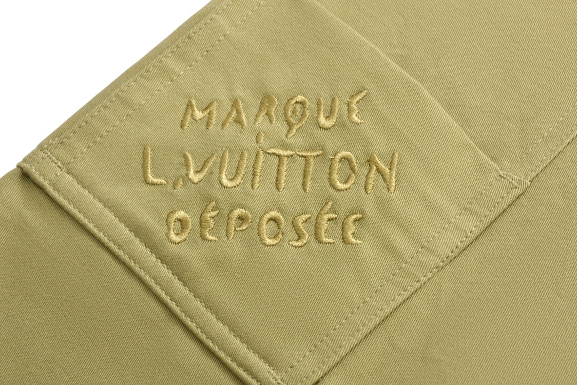 24SS embroidery cargo pants