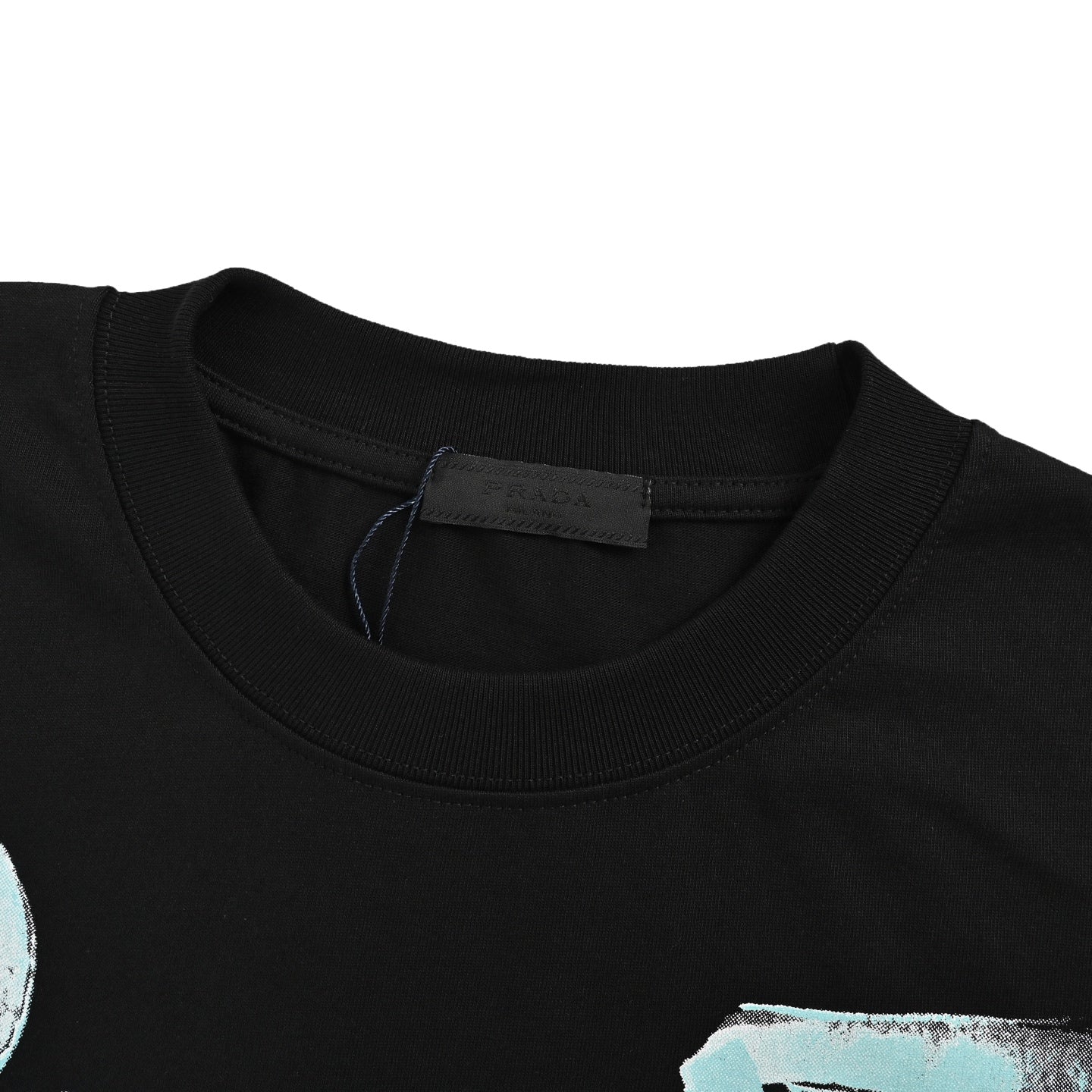 25ss collar with large letter logo printed short sleeved shirt