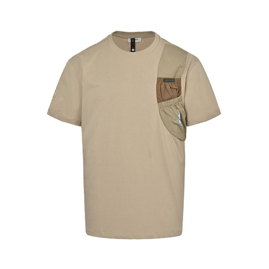 25SS Pocket decoration patchwork short sleeves