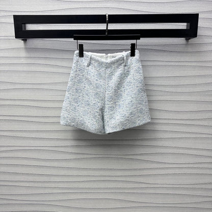 25 New Arrivals Slubbed High Waist Straight Shorts