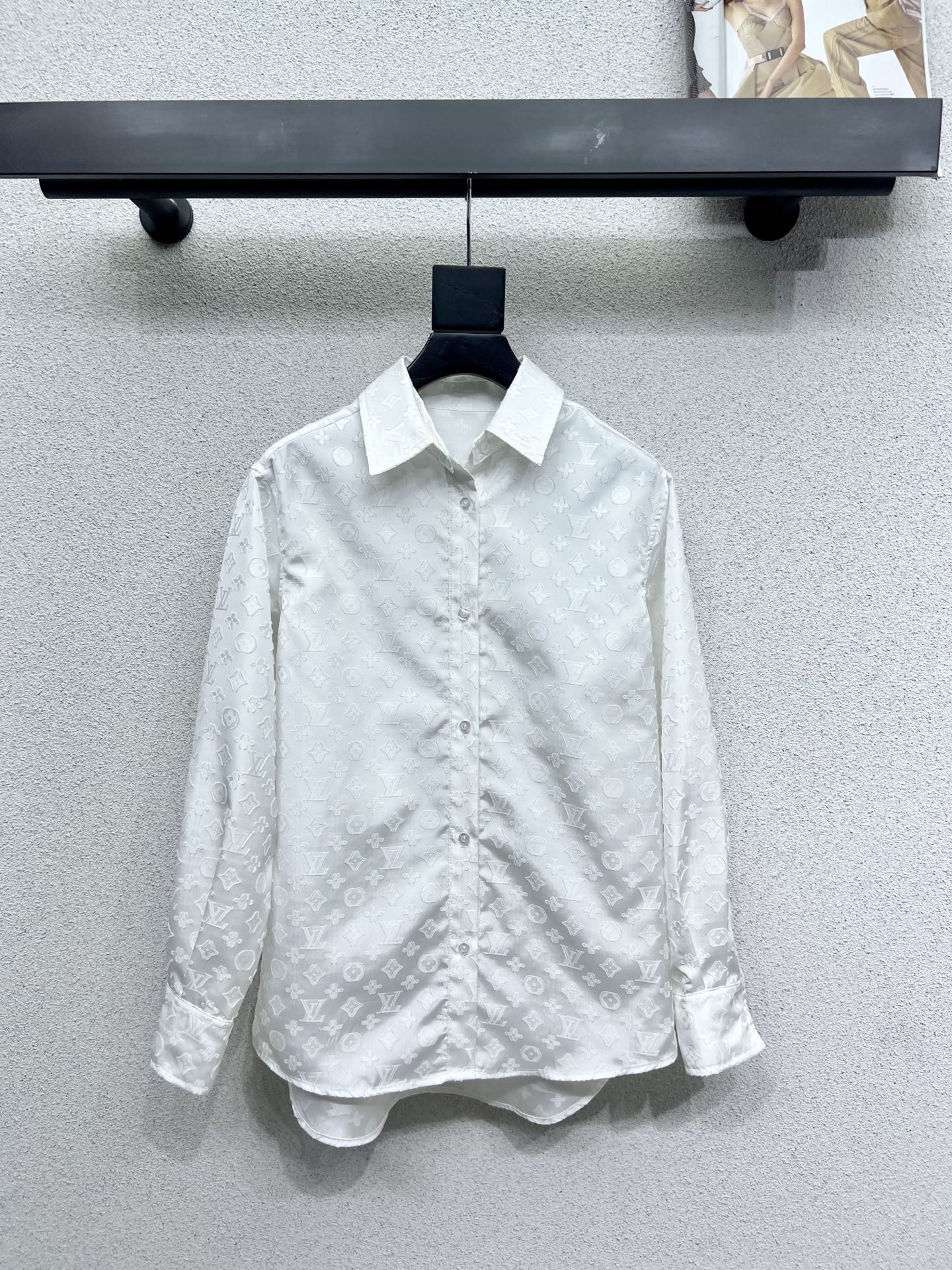 25 new classic jacquard shirt + skirt suit