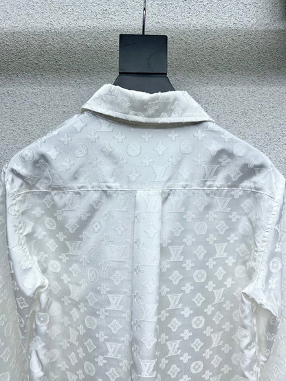 25 new classic jacquard shirt + skirt suit