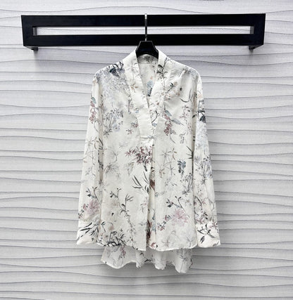 2025 New Arrivals Printed Long Shirt