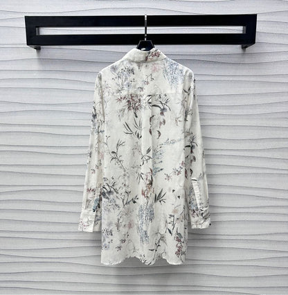 2025 New Arrivals Printed Long Shirt