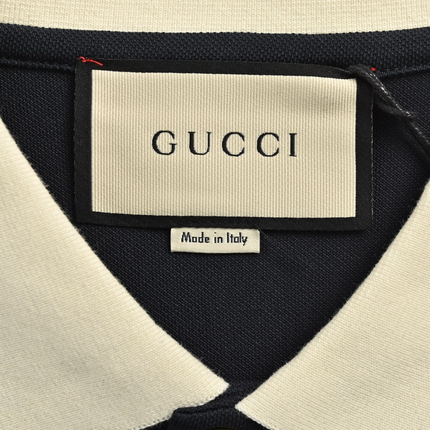 25ss Pocket Double G Embroidered Ribbon Polo Short Sleeve