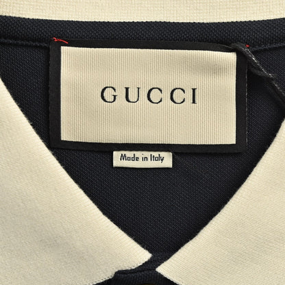 25ss Pocket Double G Embroidered Ribbon Polo Short Sleeve