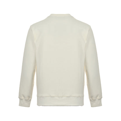 25SS Round neck sweatshirt with triangle logo on the side