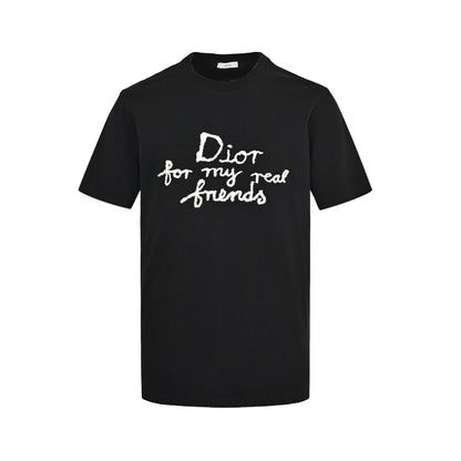 25ss towel embroidered letter short sleeved shirt