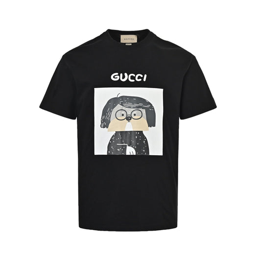 25ss Fun Cartoon Series Printed Short Sleeves）
