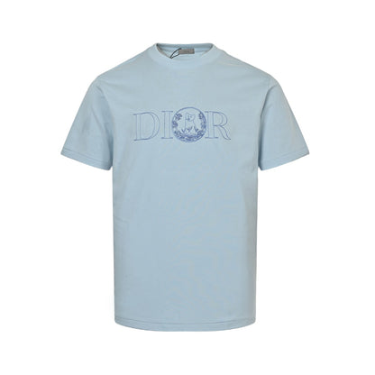 25ss Cat Embroidered Short Sleeve