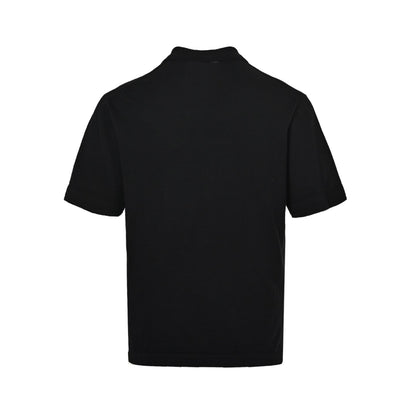 25ss Signature letter embroidery knitted Polo short sleeved shirt