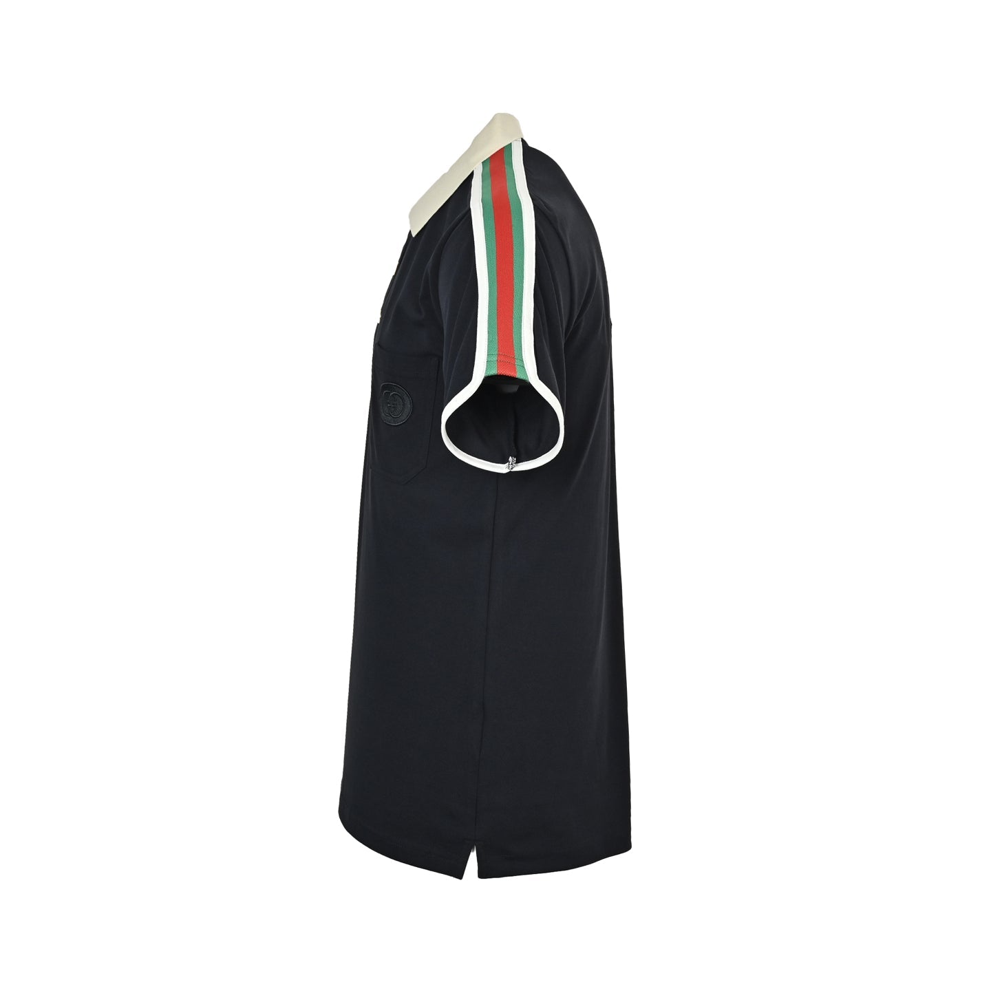 25ss Pocket Double G Embroidered Ribbon Polo Short Sleeve