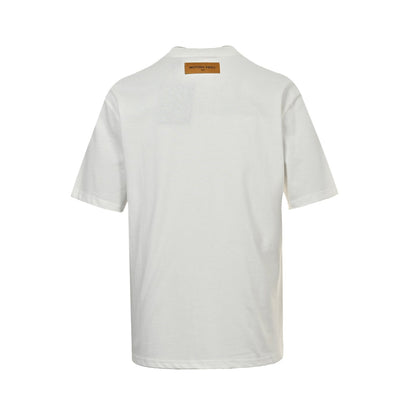 25ss Line fake pocket embroidered short sleeved shirt