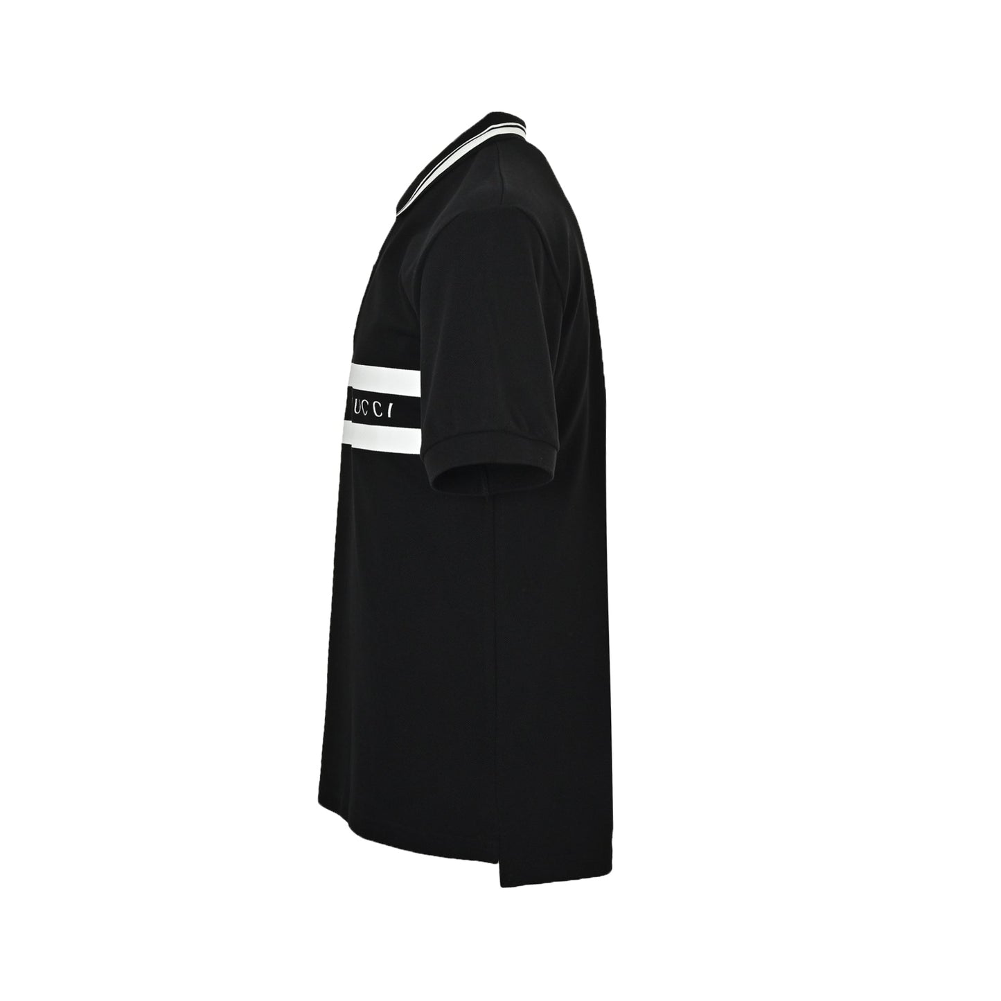 25ss Stripe Print Polo Short Sleeve