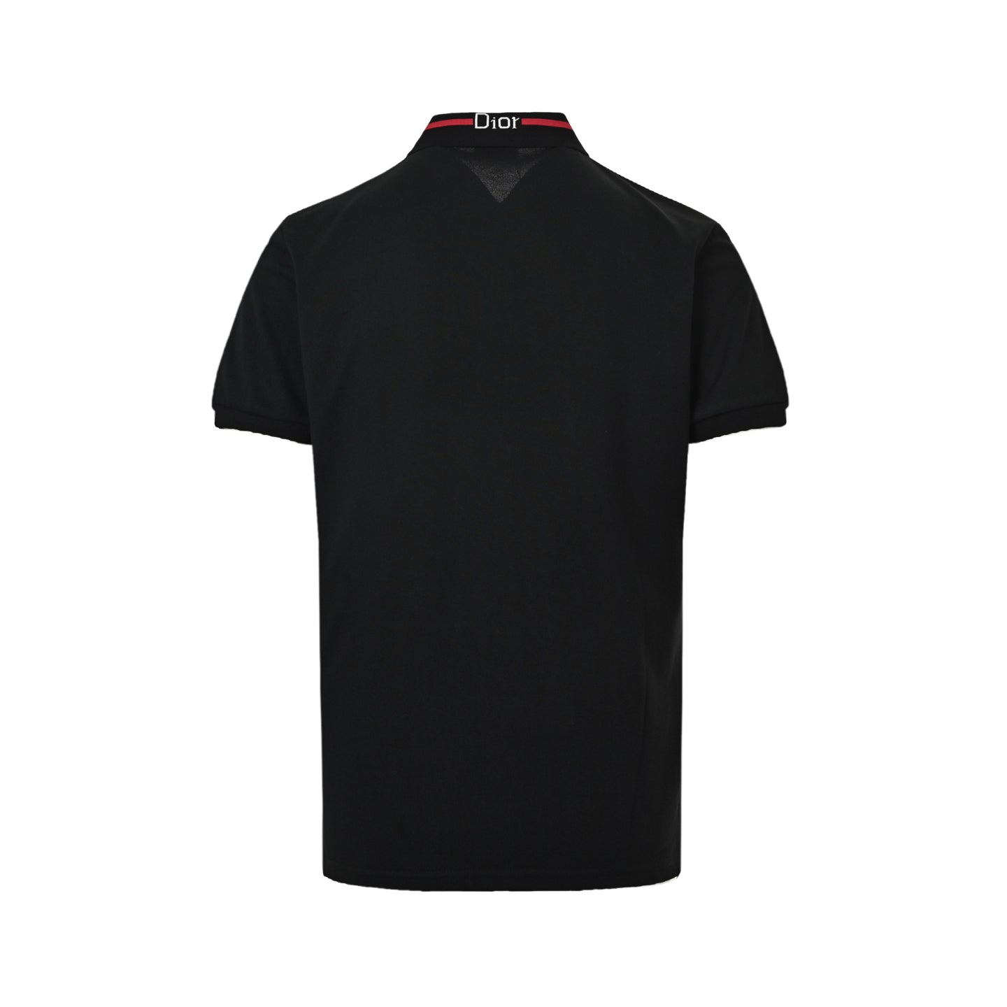 25ss Back collar letter jacquard Polo short sleeved shirt