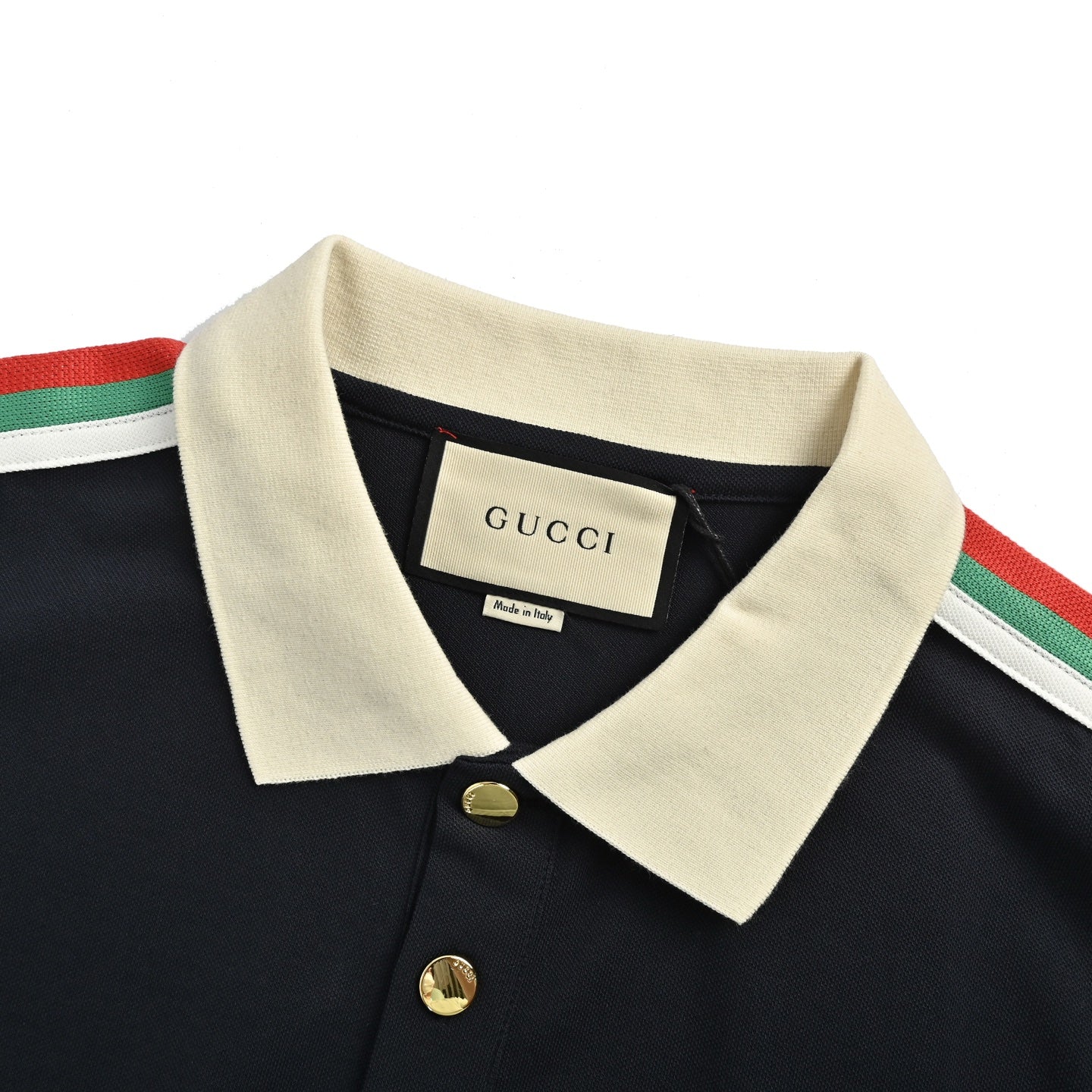 25ss Pocket Double G Embroidered Ribbon Polo Short Sleeve