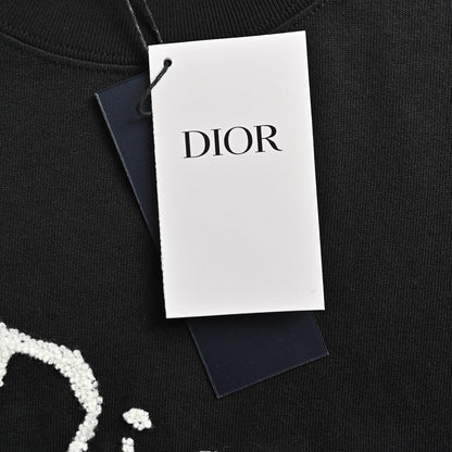 25ss towel embroidered letter short sleeved shirt