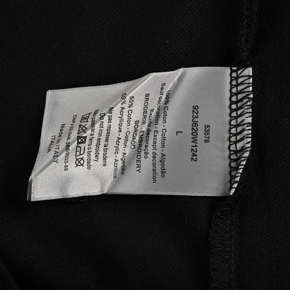 25ss Back collar letter jacquard Polo short sleeved shirt
