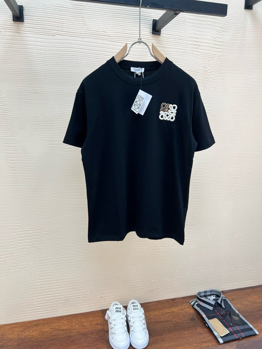 25SS towel embroidered logo T-shirt