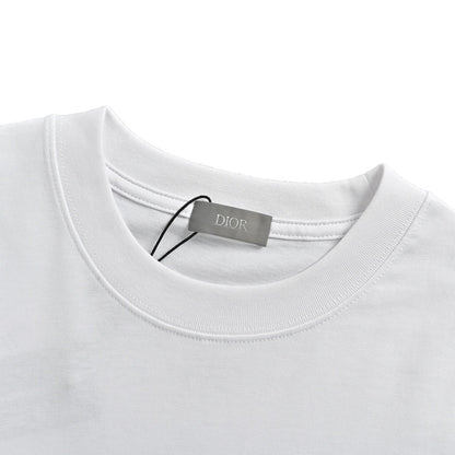 25ss Cat Embroidered Short Sleeve