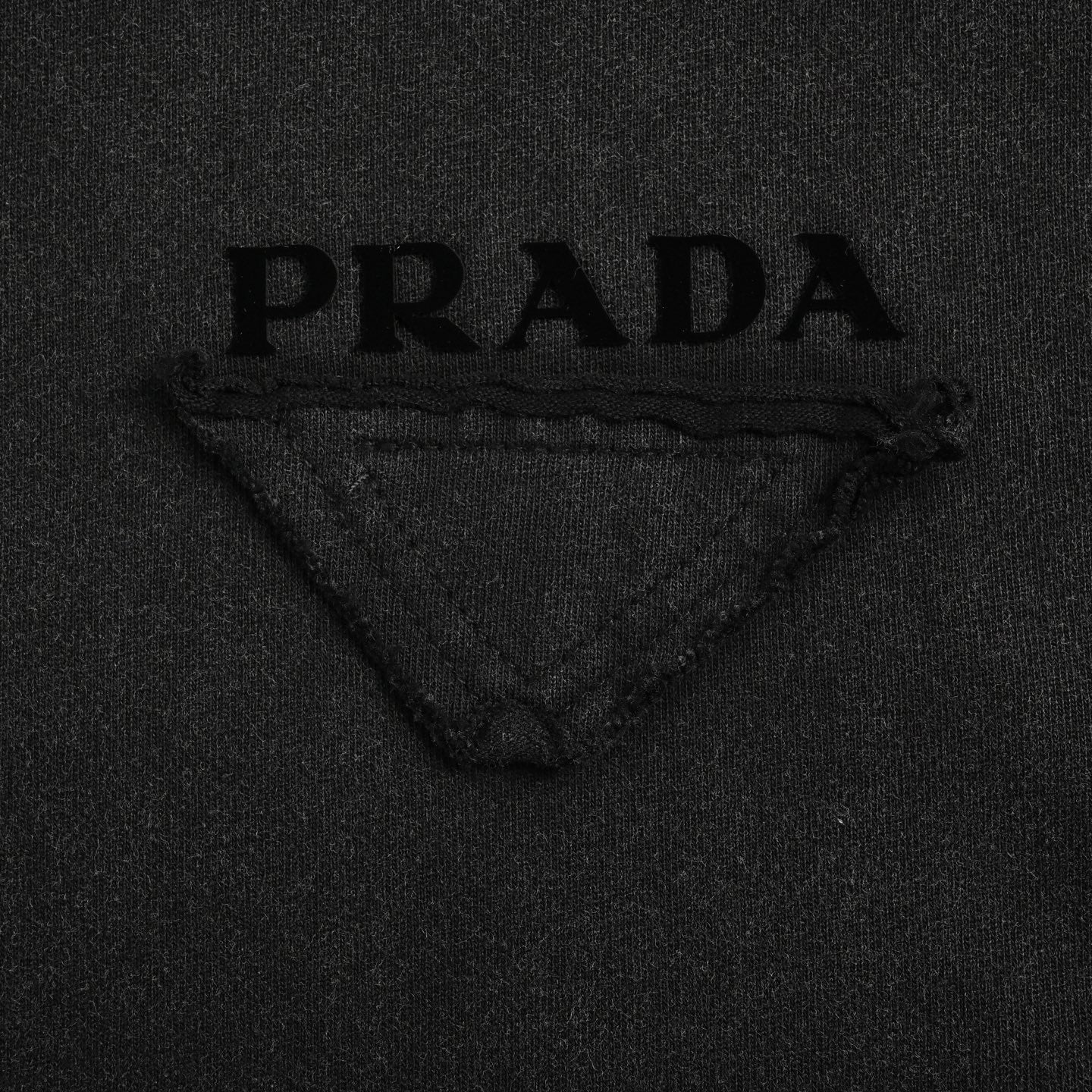 25ss Embroidered triangular fabric logo short sleeved shirt for vintage use