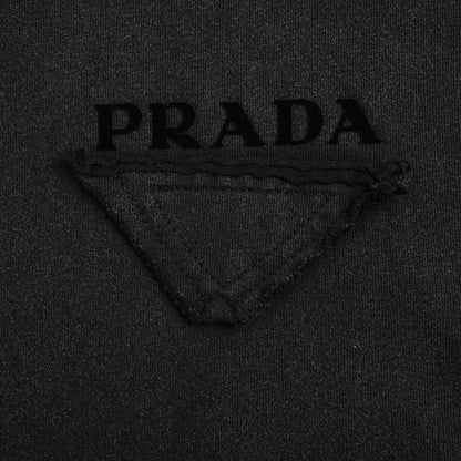 25ss Embroidered triangular fabric logo short sleeved shirt for vintage use