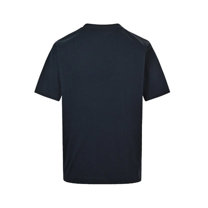 25ss collar with large letter logo printed short sleeved shirt